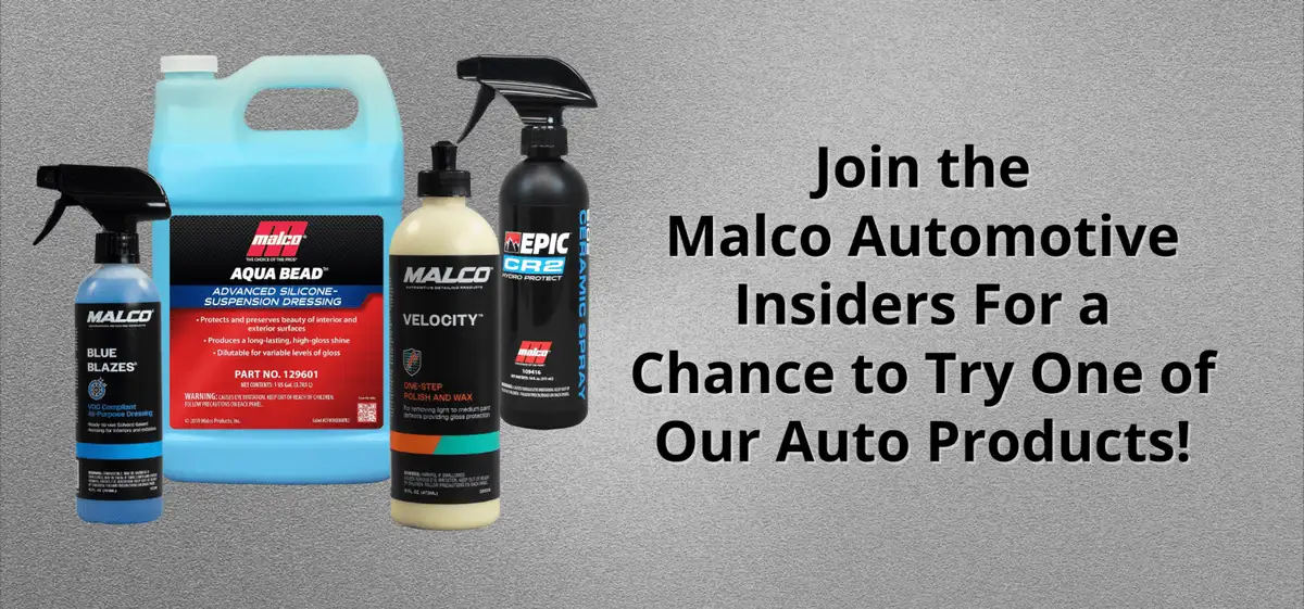 Free Malco Auto Detail Sample: 1 Amazing Formula