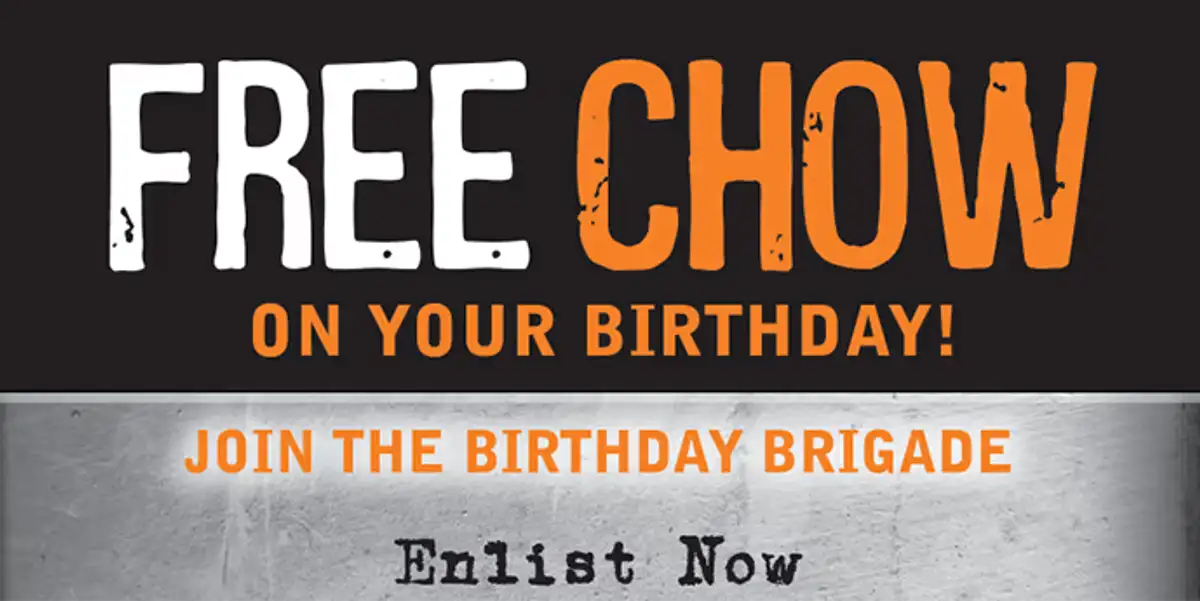 Free Mission BBQ Seasonal Sweet for Your Birthday