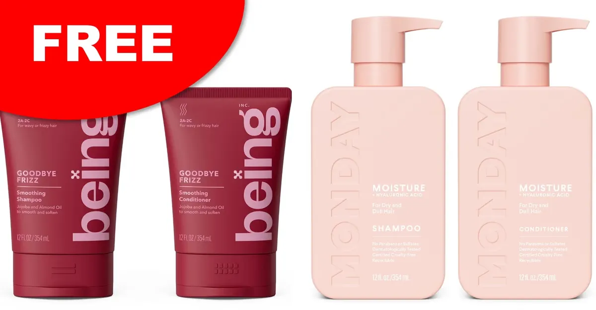 Free MONDAY Shampoo & Conditioner: Free Shipping & Feedback