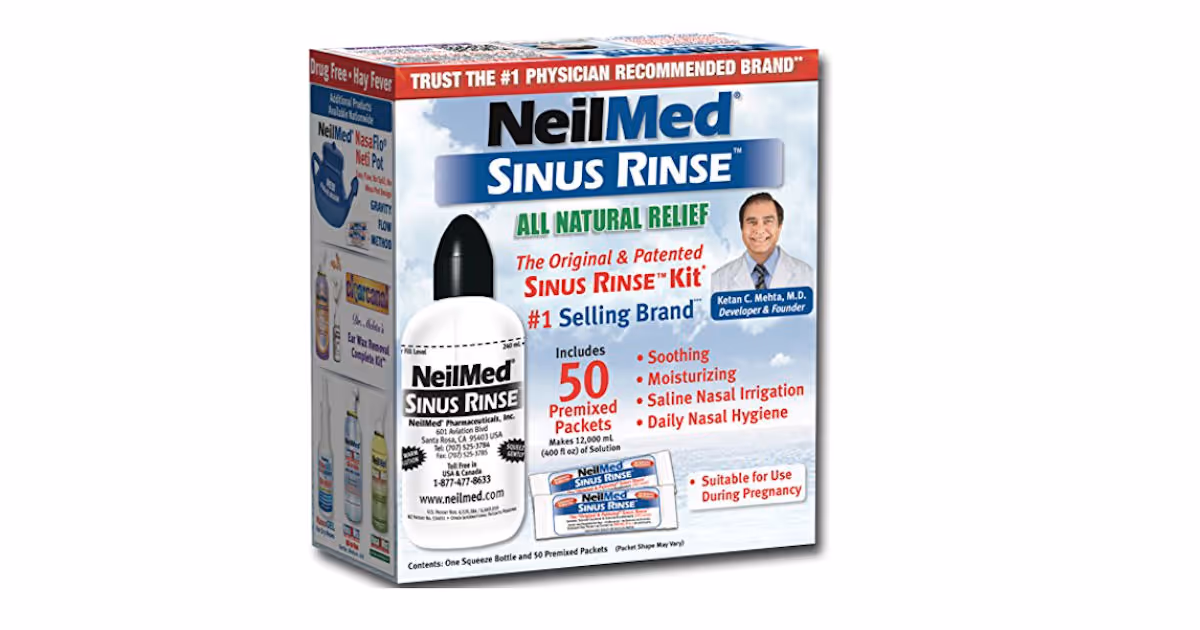 Free NeilMed Sinus Rinse Kit or NasaFlo Neti Pot: Get Yours Now!
