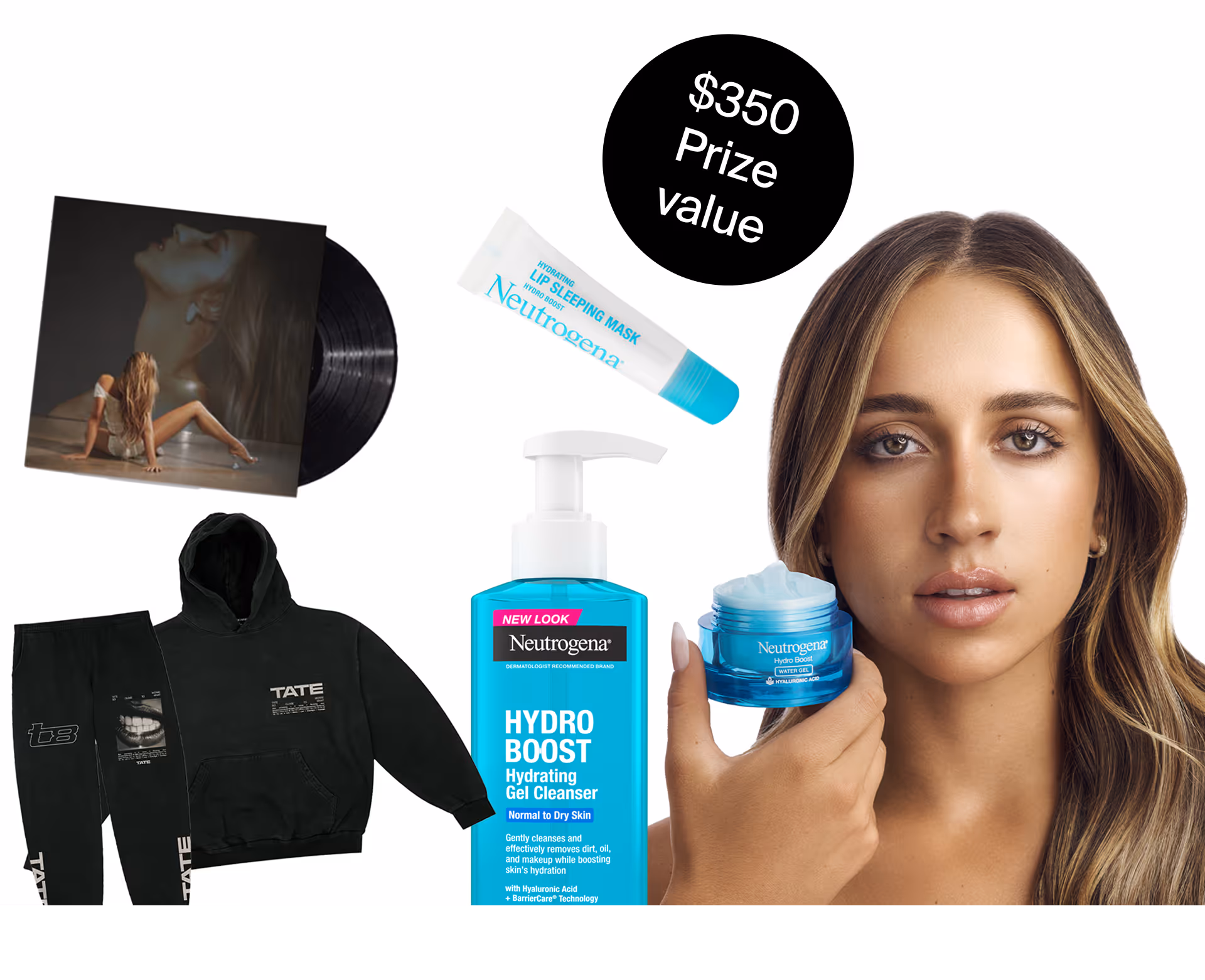Free Neutrogena x Tate McRae Prize Pack: Win 6 Items!