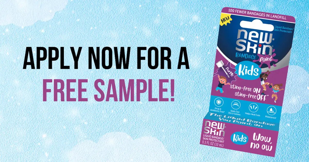 Free New Skin Kids Bandage Paint: 1 Exclusive Sample