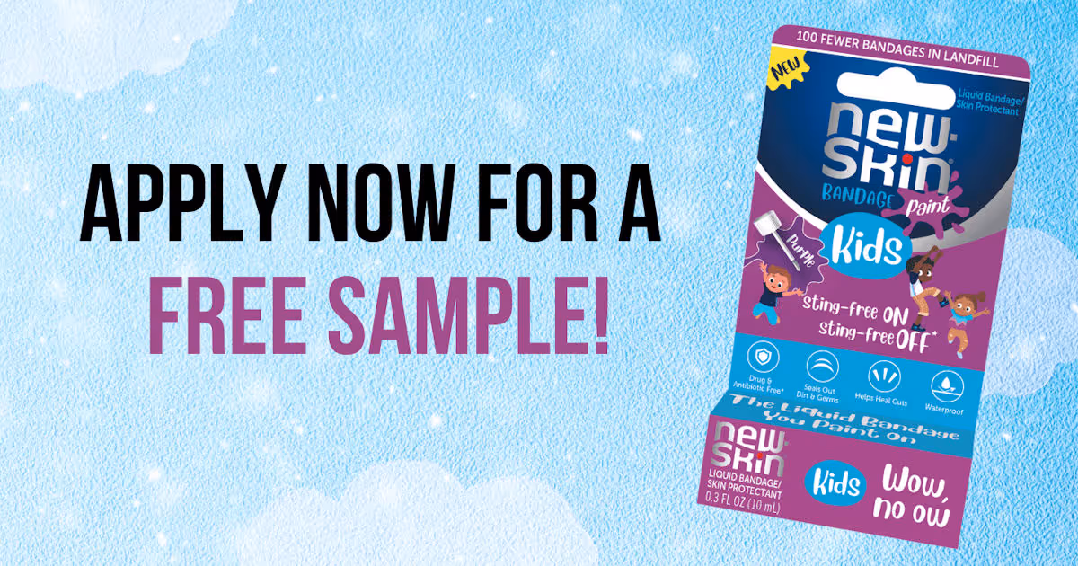 Free New Skin Kids Bandage Paint: 1 Exclusive Sample