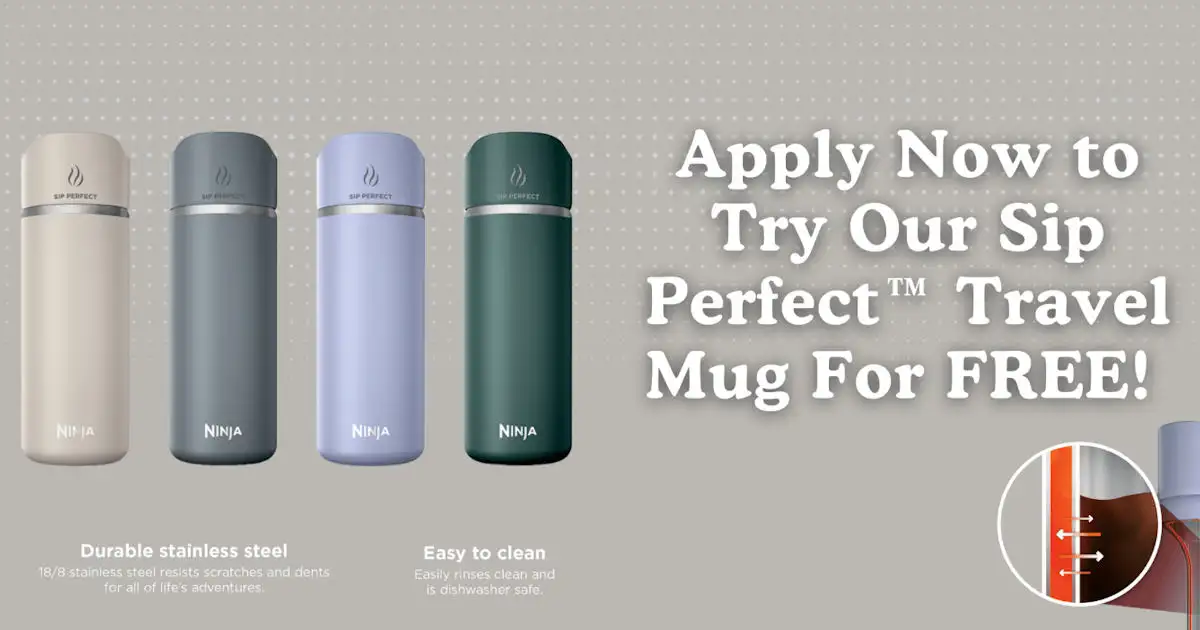 Free Ninja Travel Mug: 1 Amazing Sip Deal!