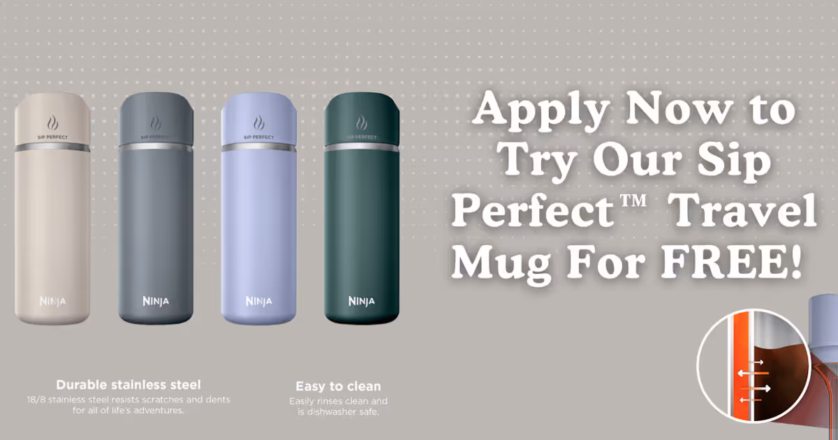 Free Ninja Travel Mug: 1 Amazing Sip Deal!