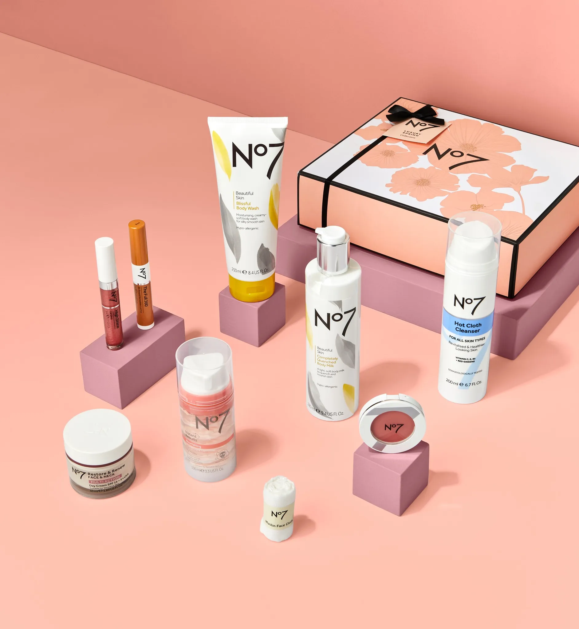 Free No7 beauty and self care essentials Products