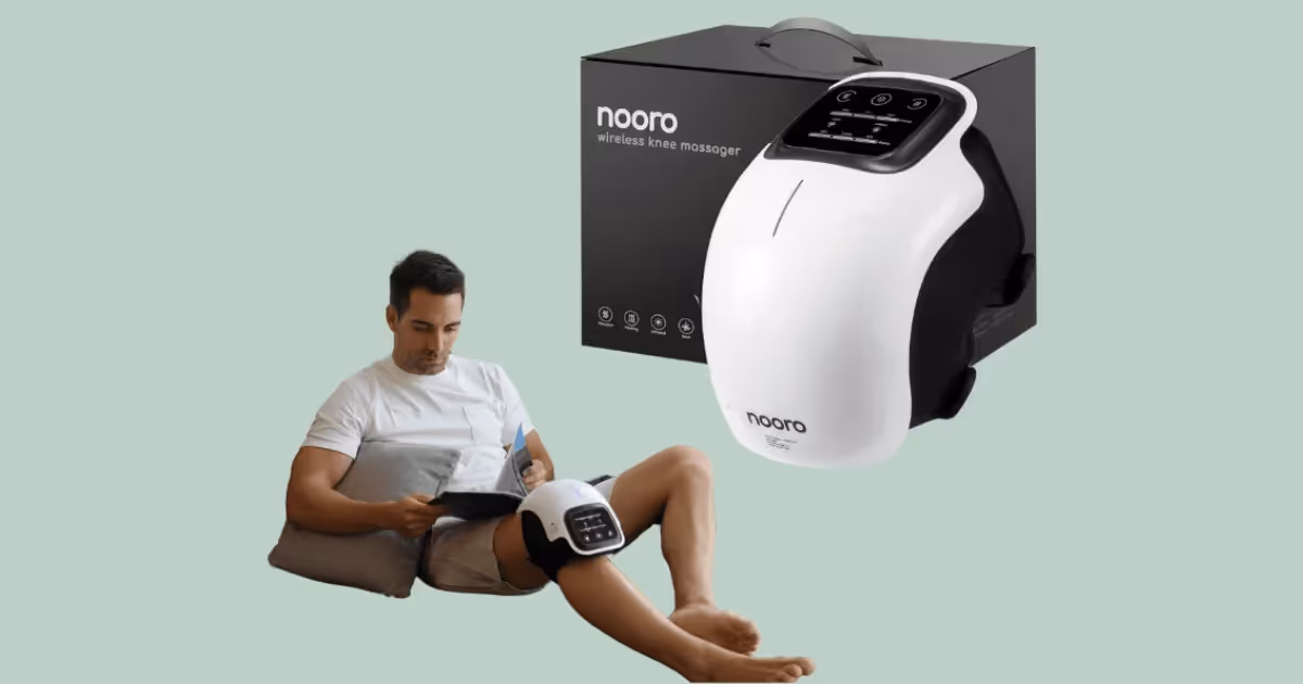 Free Nooro Portable Knee Massager: Relieve Pain & Stiffness with Red Light Therapy!