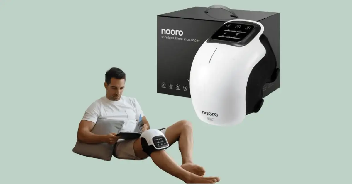 Free Nooro Portable Knee Massager: Relieve Pain & Stiffness with Red Light Therapy!
