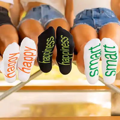 Free Notes to Self Party Pack: Get 75 Exclusive Socks with Positive Affirmations!