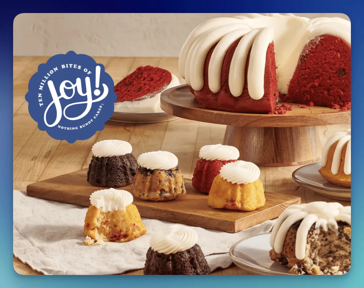 Free Nothing Bundt Cakes: 101 Bites of Joy Sweepstakes!