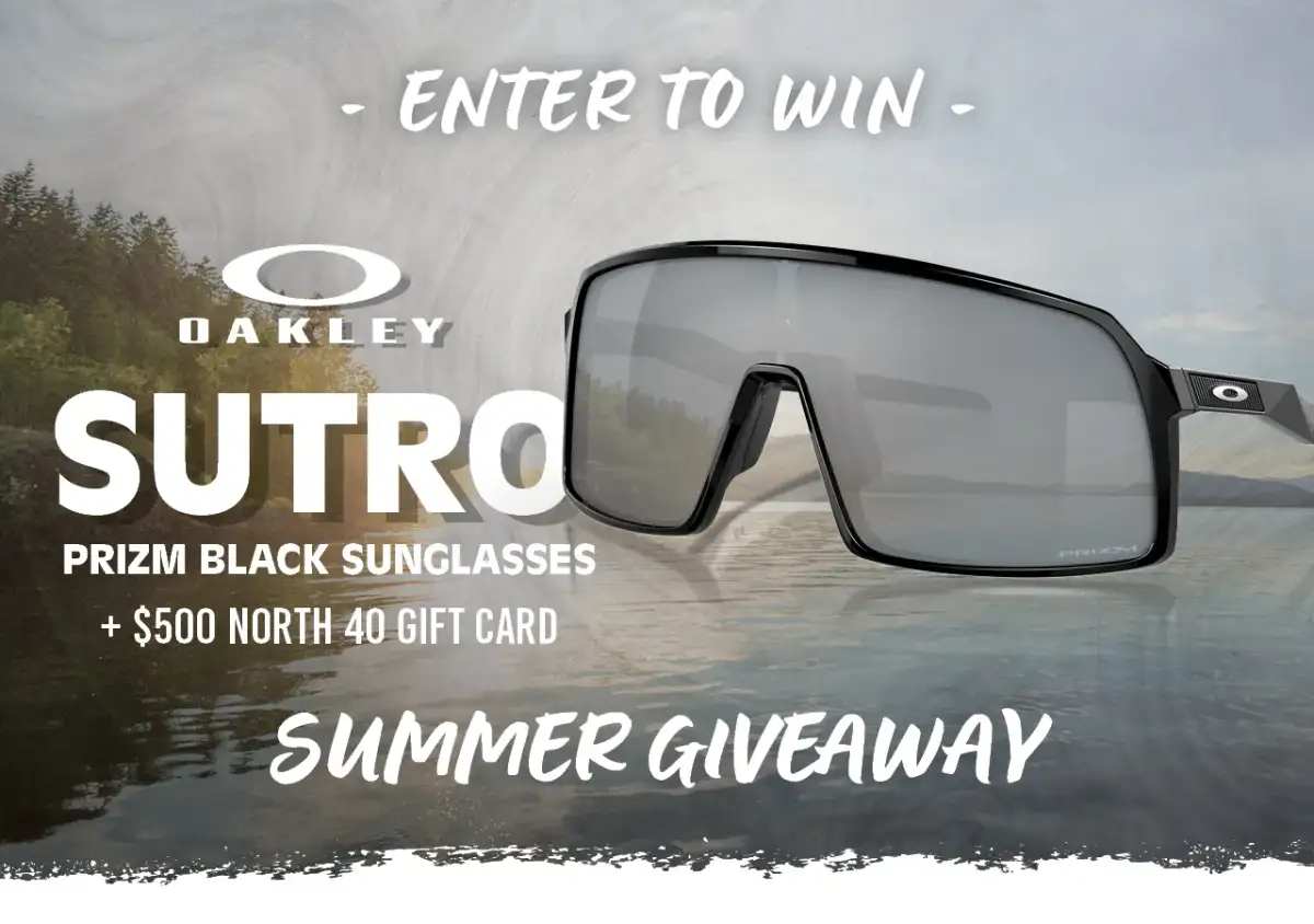 Free Oakley Sutro Sunglasses + $500 Gift Card!