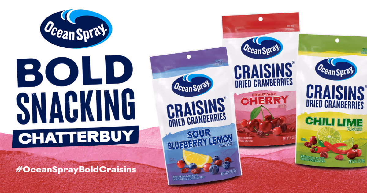 Free Ocean Spray Snack Sample: Join 790 for Exclusive Deal
