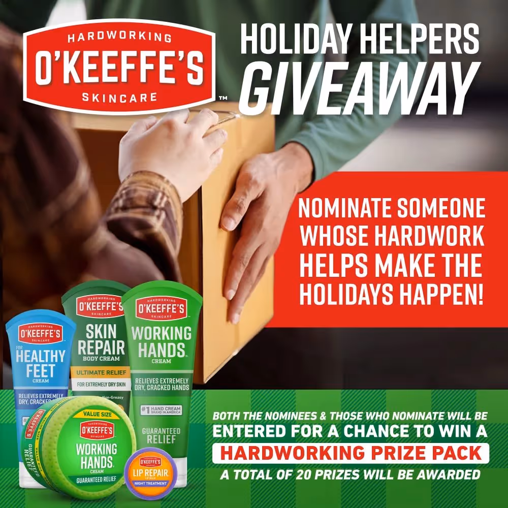Free O’Keeffe’s Prize Pack: Score 5 Amazing Skincare Items!