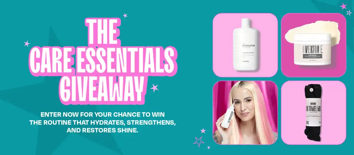 Free Overtone Care Essentials Set: Win 1 of 10 Amazing Hair Care Bundles!