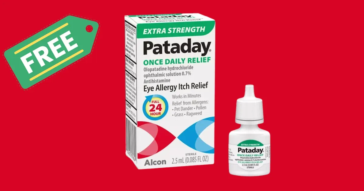 Free Pataday Once Daily Relief Eye Allergy Itch Relief Sample: Get Yours Now!