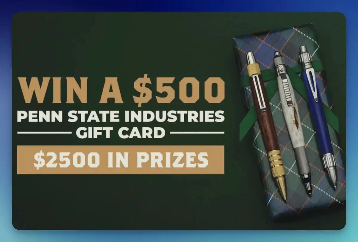 Free Penn State Industries $2,500 Sweepstakes (21 Winners)