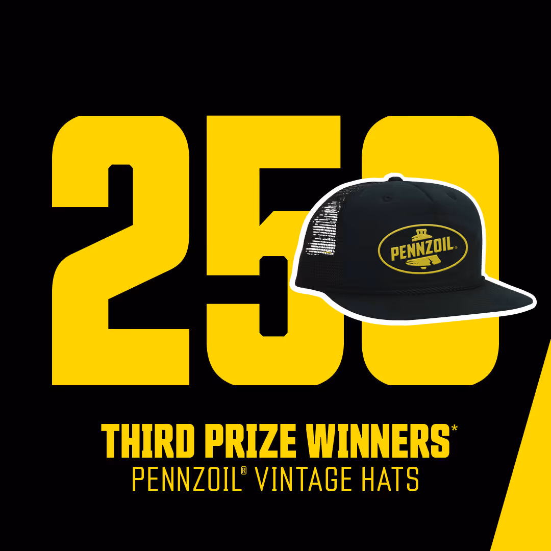 Free Pennzoil Hat Collection! 10 Winners in 2025