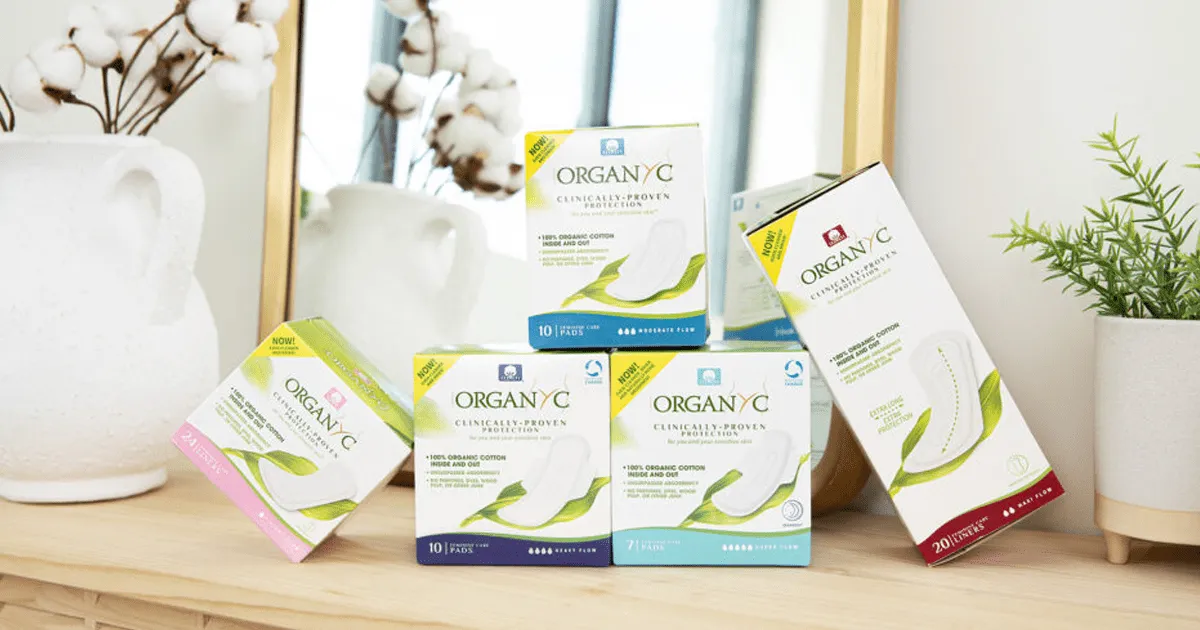 Free Period Sample: Get 1 Organyc Product Now!