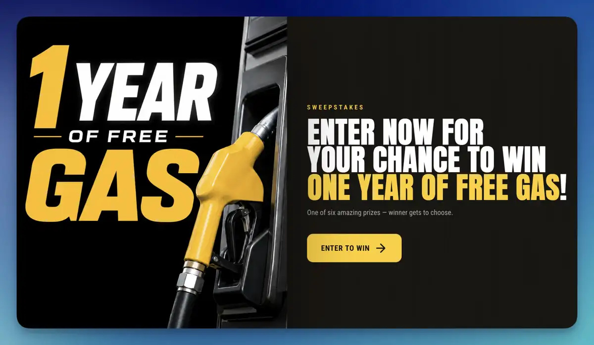 Free Perks Pass Sweepstakes: Win $2,500 or a Year of Free Gas!