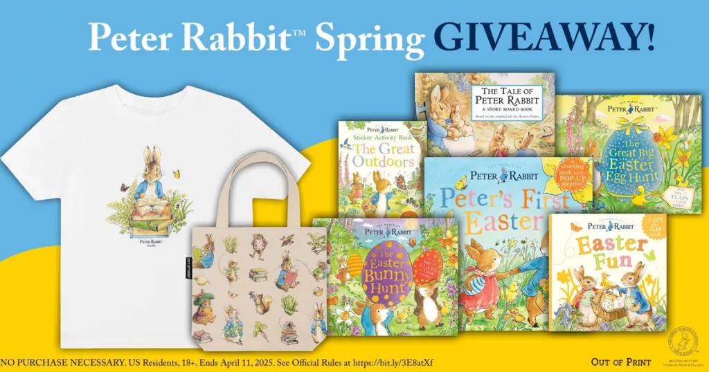 Free Peter Rabbit! Win 1 of 3 Easter Prize Packs