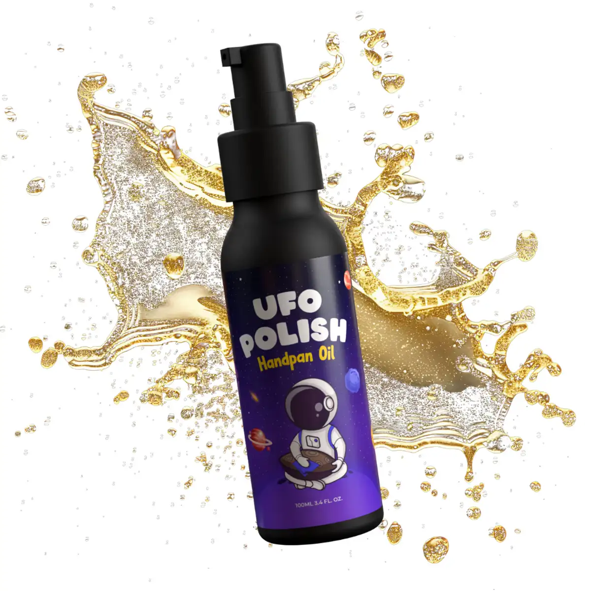 Free Planet Handpan UFO Polish Handpan Oil Sample: USA Only