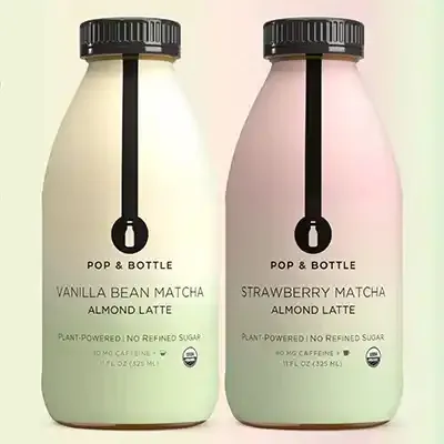 Free Pop & Bottle Matcha Latte: 11oz, free with receipt