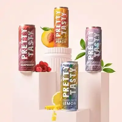 Free Pretty Tasty Zero Sugar Collagen Tea: Get 10g of Collagen & Score 45 Calorie Refreshment!