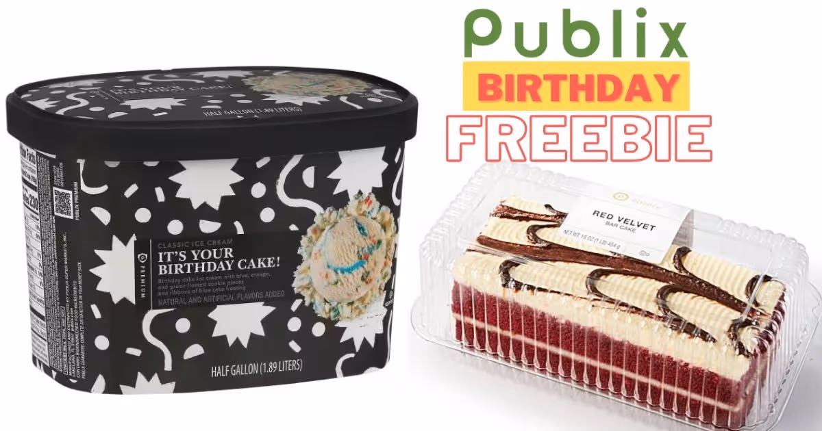Free Publix Birthday Deal: Choose 1 Cake or Ice Cream!