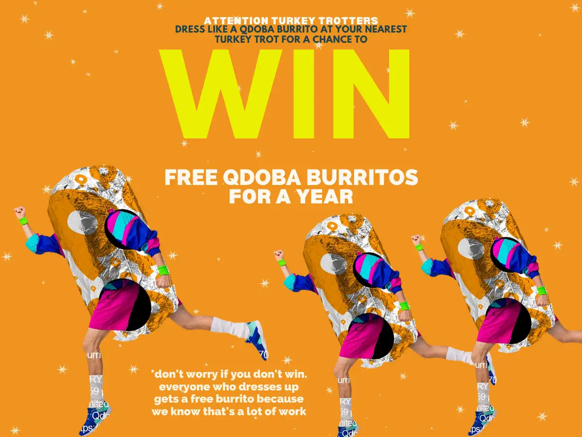 Free QDOBA: Win Burritos for 1 Year on Nov 27!