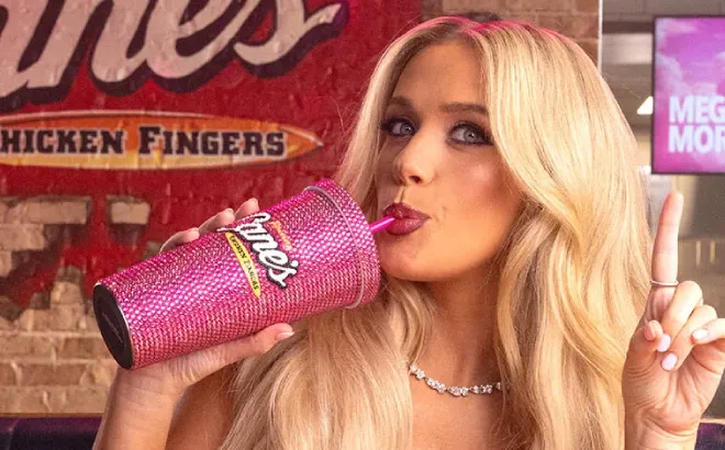 Free Raising Cane's Rhinestone Tumbler + Bonus Souvenir Cup!