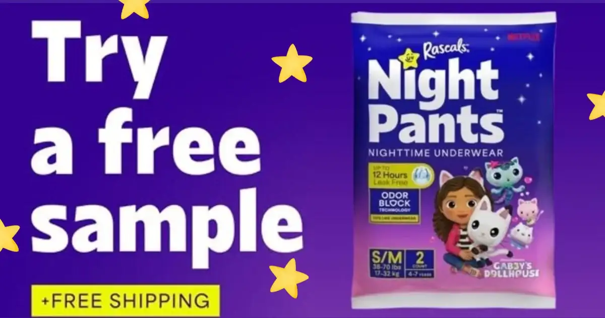 Free Rascals Night Pants: Get 3 FREE Samples Now!