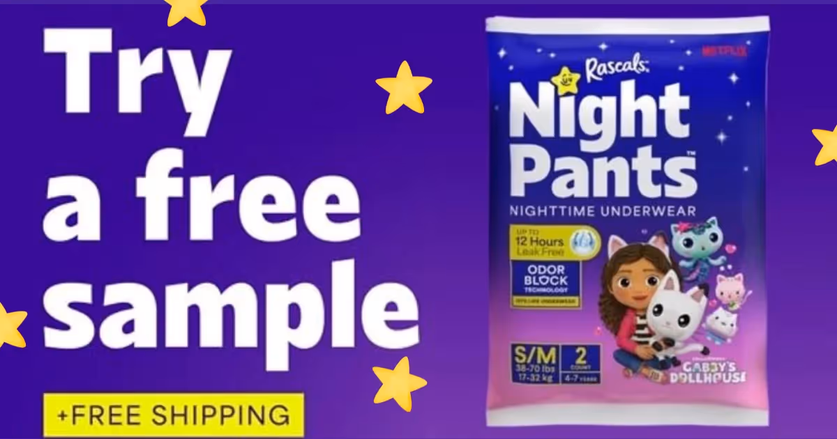 Free Rascals Night Pants: Get 3 FREE Samples Now!