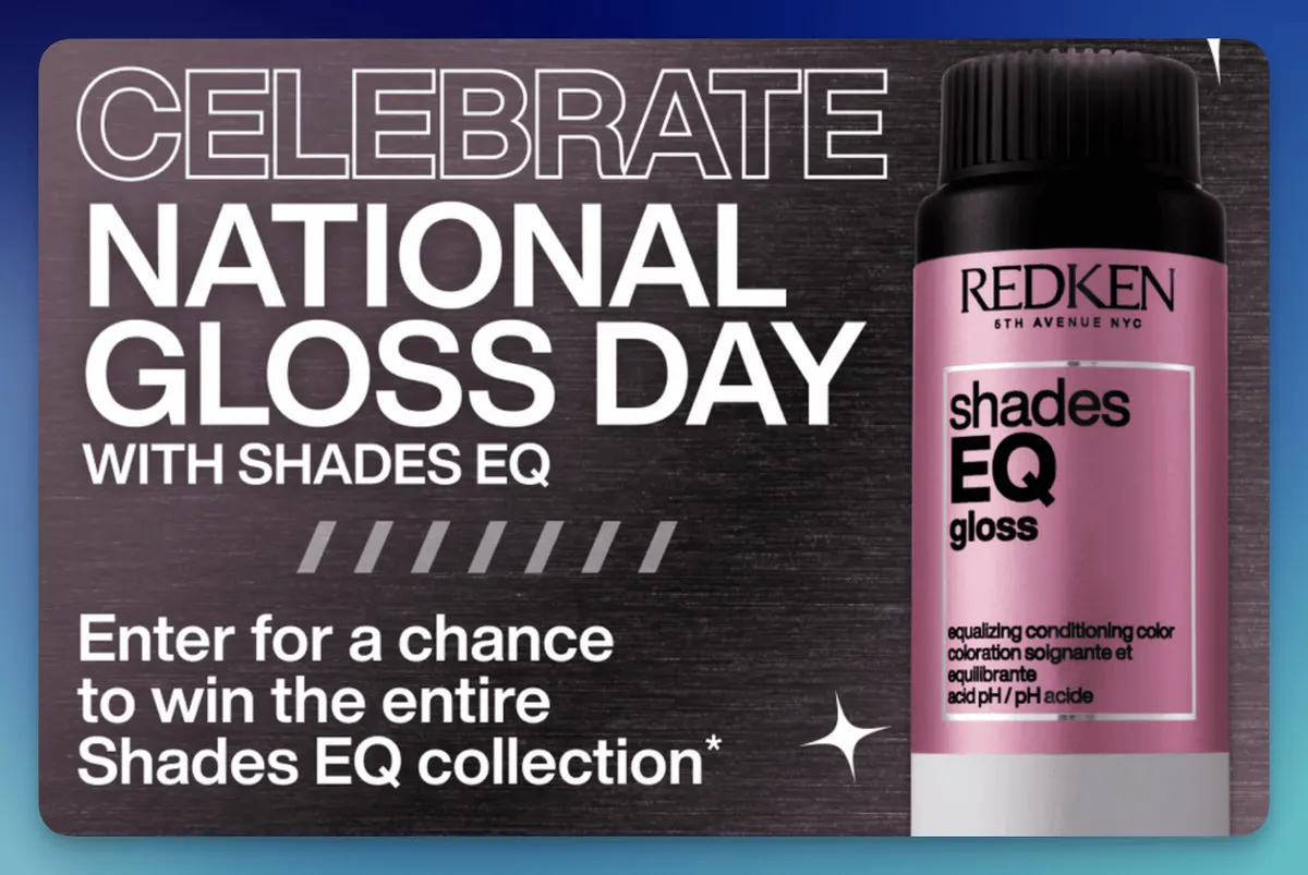 Free Redken SEQ Gloss Day Sweepstakes: Win $940 Worth of Pro Products!
