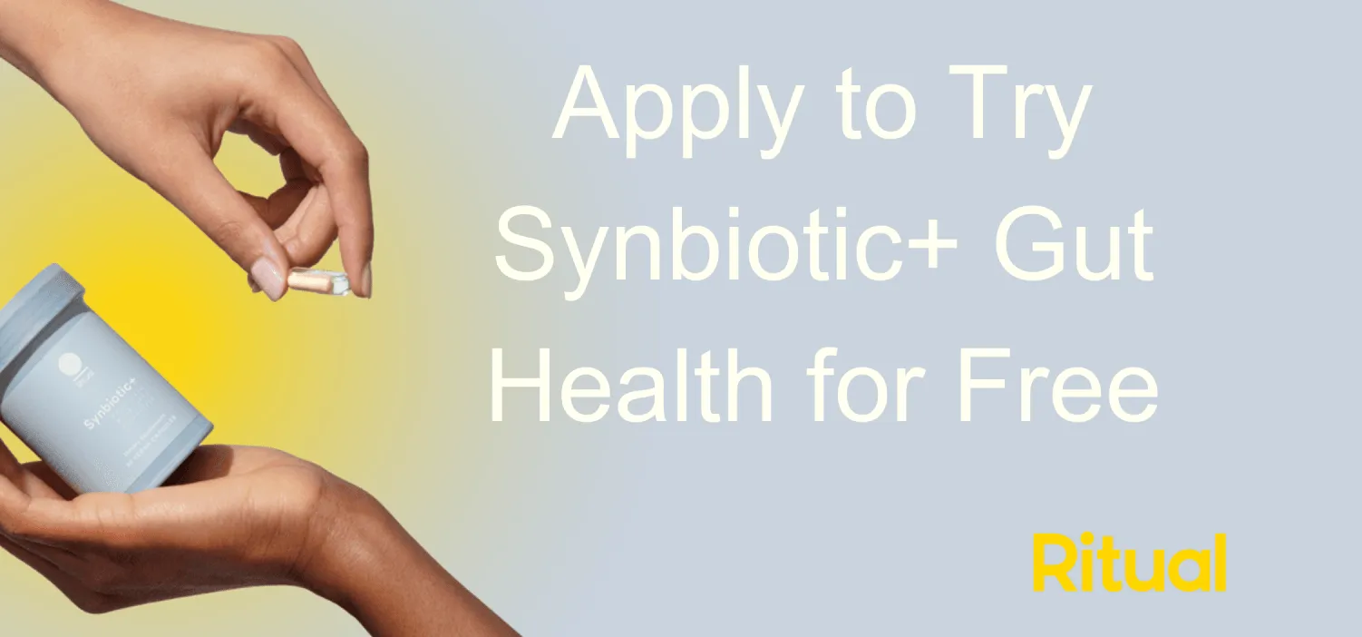 Free Ritual Synbiotic+ Gut Health: 3-in-1 Sample Deal