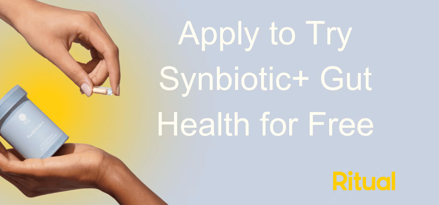 Free Ritual Synbiotic+ Gut Health: 3-in-1 Sample Deal