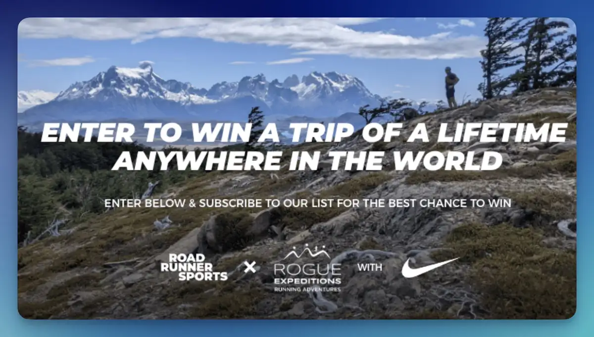 Free Road Runner Runventure Sweepstakes: Win Epic Nike Gear!