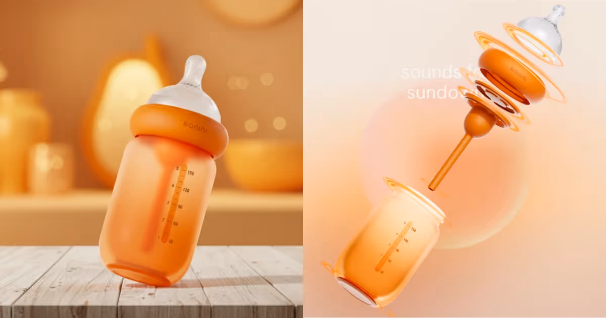 Free Ronini Glass Baby Bottle: Get 1 FREE + Free Shipping!