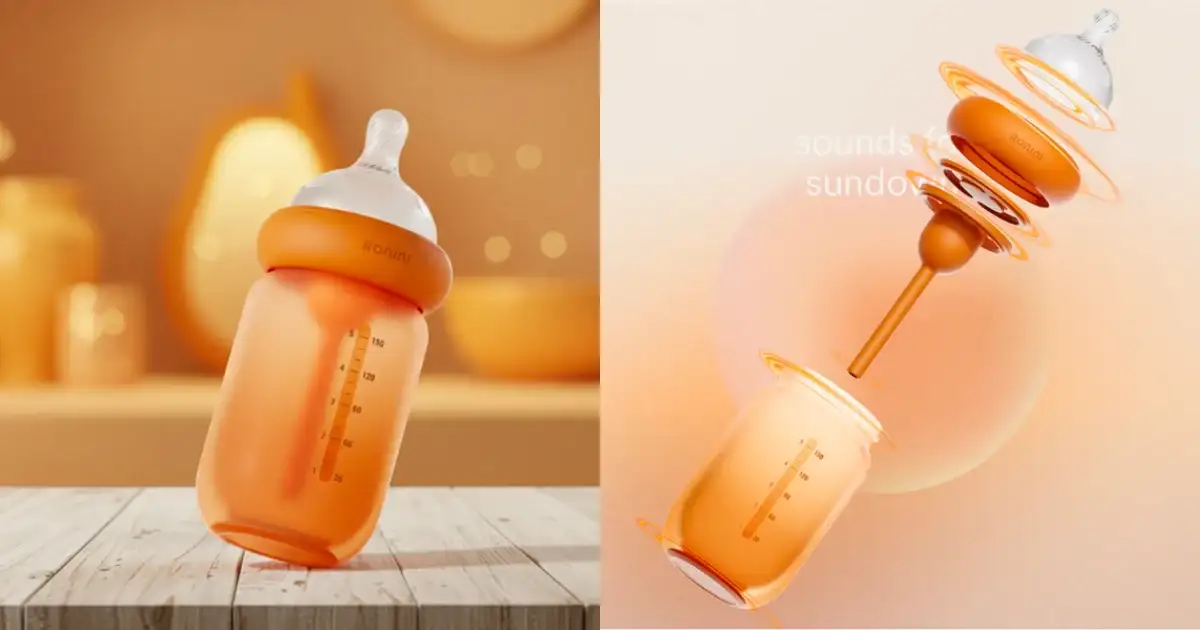 Free Ronini Glass Baby Bottle: Get 1 FREE + Free Shipping!