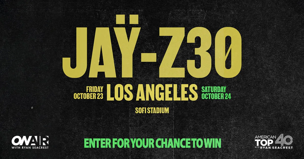 Free Ryan Seacrest JAY‑Z30 Sweepstakes: Win 2‑Night VIP!