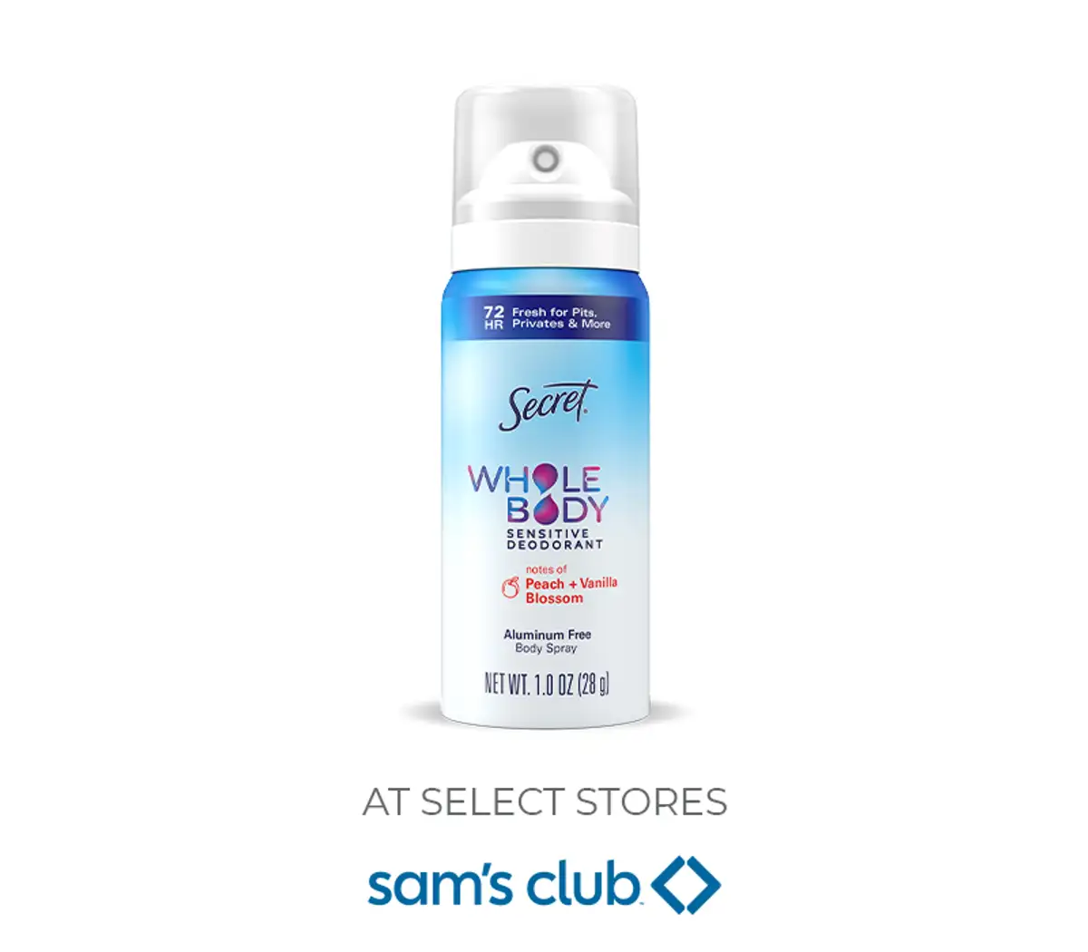 FREE Secret Deodorant Spray