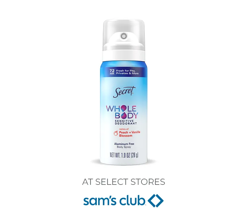 FREE Secret Deodorant Spray