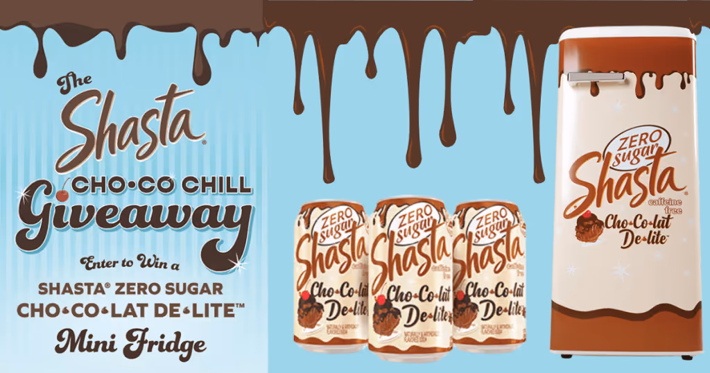 Free Shasta Soda: Win 1 Fridge + Swag!