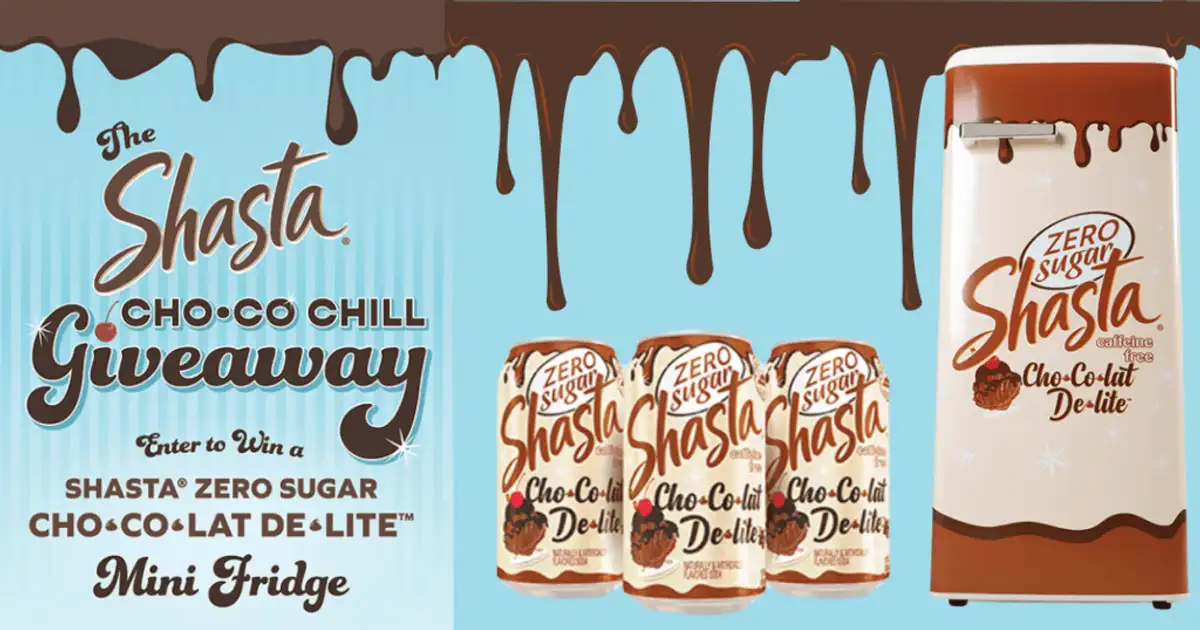 Free Shasta Soda: Win 1 Fridge + Swag!