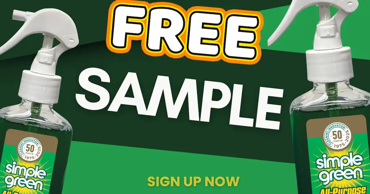 Free Simple Green Sample: Claim Your 3 oz Bottle!