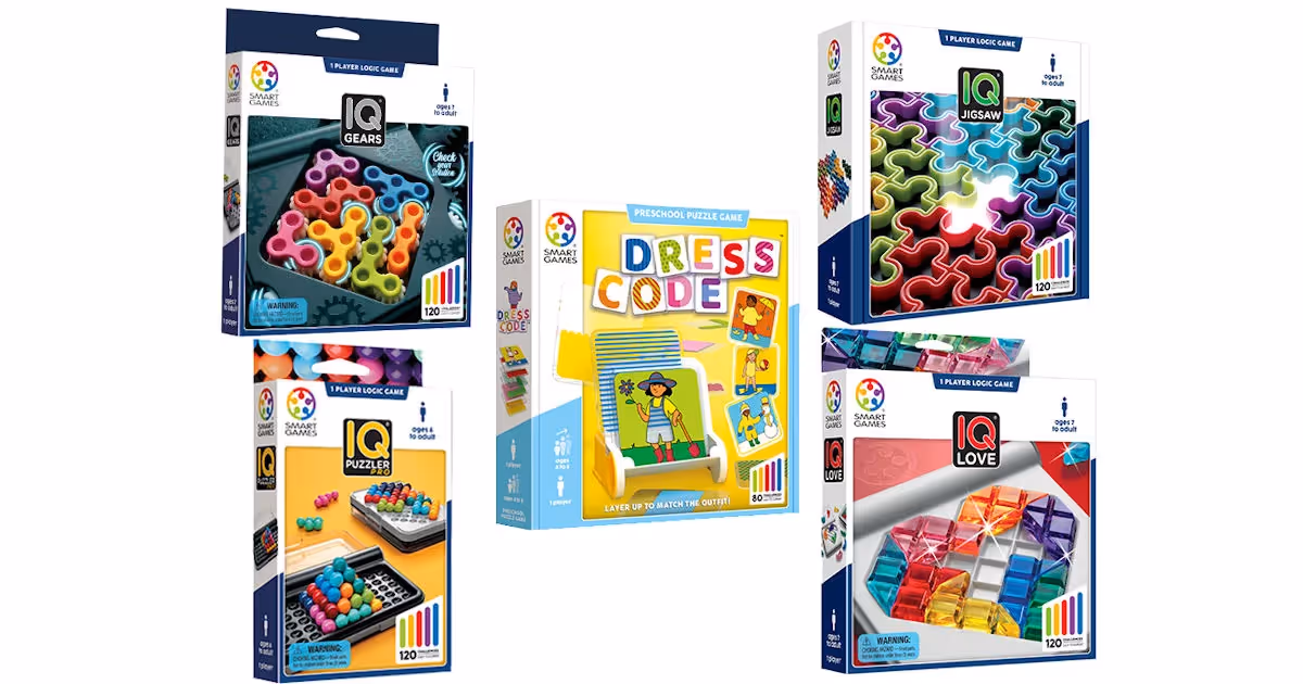 Free SmartGames: Claim 1 of 100 Puzzle Packs!