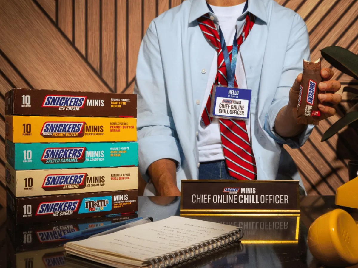 Free Snickers Ice Cream Minis: Become the Chief Online Chill Officer for 2 Weeks!