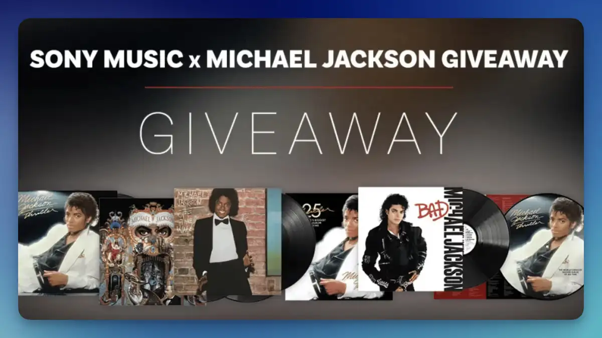 Free Sony Music Michael Jackson Vinyl Bundle: 3 Winners
