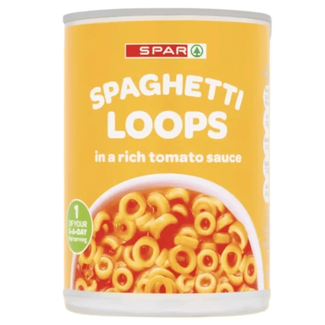 Free SPAR Spaghetti Loops: Claim a Tin via Rewards App