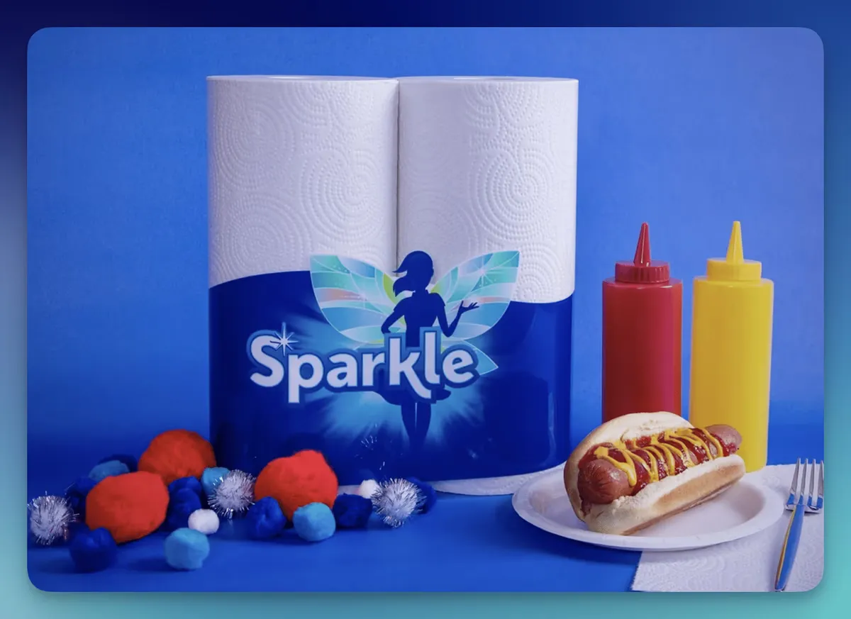 Free Sparkle Paper Towels: 53 double rolls coupon for U.S. 18+