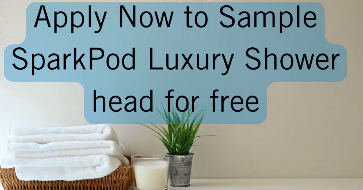 Free SparkPod Shower Head: 1 Amazing Premium Deal